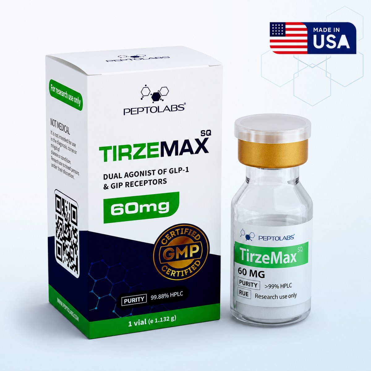 Тирзепатид - Tirzemax 60мг - PeptoLabs
